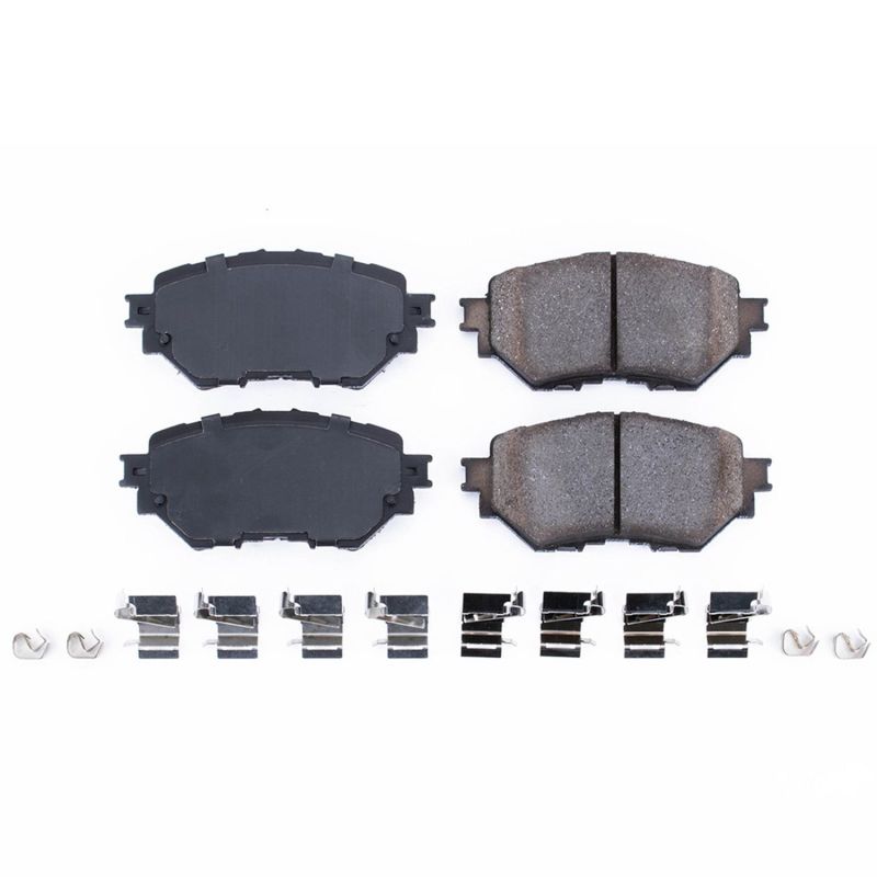 PSB Z17 Evolution Brake Pads - Power Stop 14-17 Mazda 3 Front Z17 Evolution Ceramic Brake Pads w/Hardware