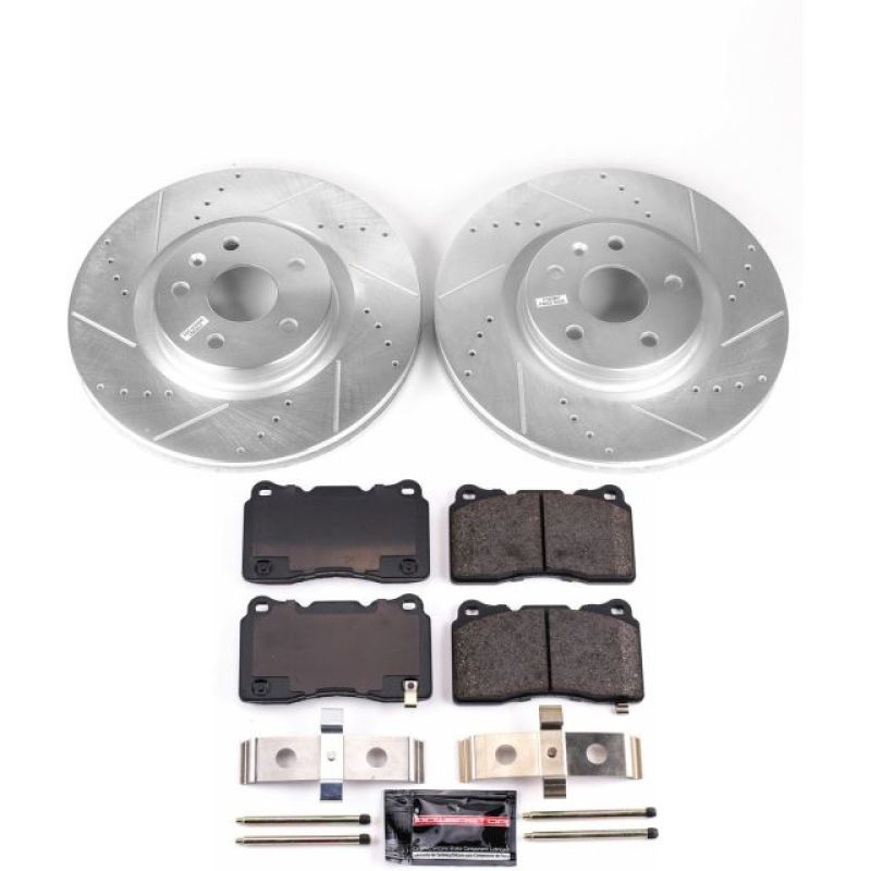 PSB Z23 Evolution Kit - Power Stop 14-17 Buick Regal Front Z23 Evolution Sport Brake Kit