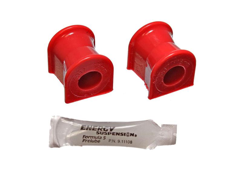 ES Sway Bar Bushings - Red - Energy Suspension 70-78 Nissan 240Z/260Z/280Z Red 16mm Front Sway Bar Frame Bushings