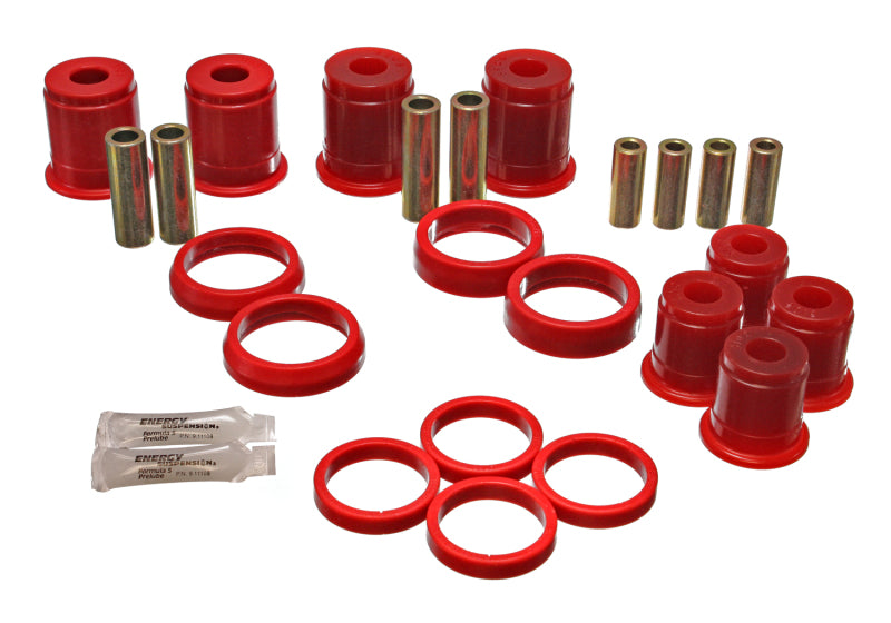 ES Cntrl Arm Bushings - Red - Energy Suspension 93-98 Jeep Grand Cherokee Red Frt Control Arm Bushings-Must reuse OEM Outer Shells