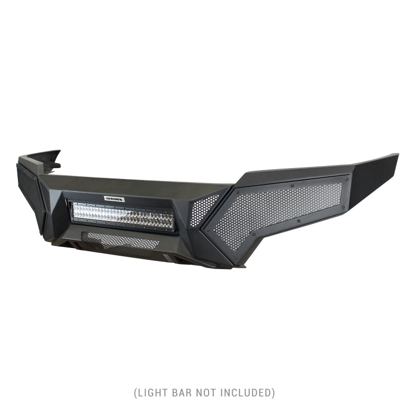 GOR Element Bumper - Go Rhino 16-21 Toyota Tacoma Element Front Bumper with Fixed Light Bar Mount Textured Black