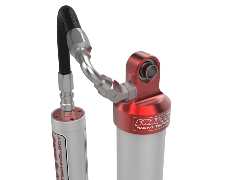 AFE Sway-A-Way Shocks - aFe Sway-A-Way 2.5 Rear Shock Kit w/ Remote Reservoirs for 0-1.5 IN Lifts Ford F-250/F-350 17-24 4WD