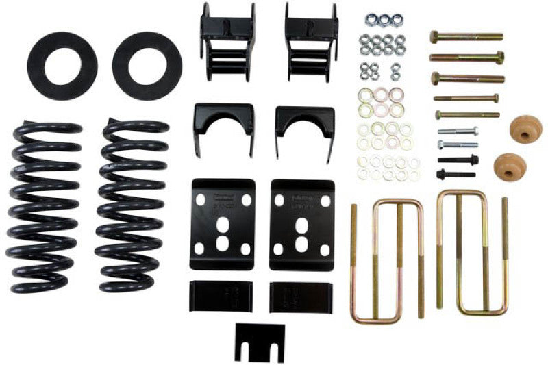 BT Lowering Kit w/o Shocks - Belltech Lowering Kit 09-13 Ford F150 Std Cab Short Bed 2WD 2in or 3in F/4in Rear w/o Shocks
