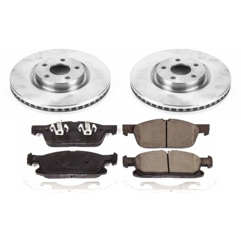 PSB Autospecialty Kit - Power Stop 15-19 Ford Edge Front Autospecialty Brake Kit