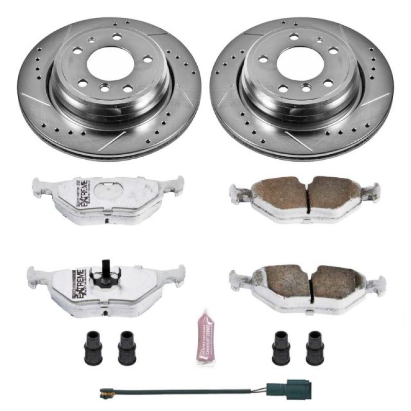 PSB Z26 Street Warrior Kit - Power Stop 94-95 BMW 540i Rear Z26 Street Warrior Brake Kit