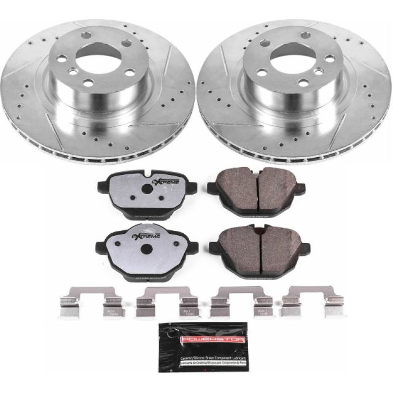 PSB Z26 Street Warrior Kit - Power Stop 11-17 BMW X3 Rear Z26 Street Warrior Brake Kit