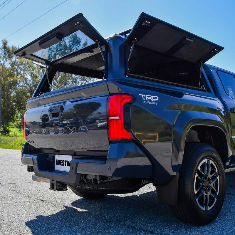 WES EXP Truck Caps - Westin EXP Truck Cap COMPLETE KIT A + BS (24-25 Toyota Tacoma 5ft. Bed) - Black