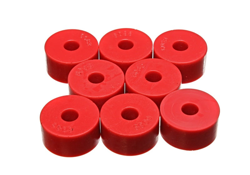 ES Poly Pads - Red - Energy Suspension Pad - Med - 1-1/2in OD x 7/16in ID x 3/4in H - Red