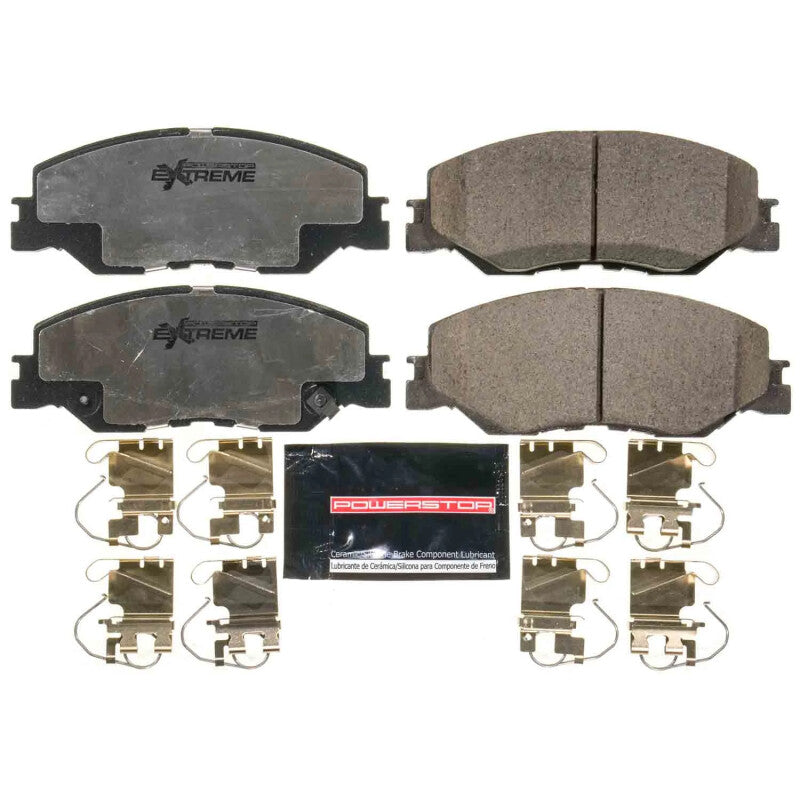 PSB Z26 Extreme Brake Pads - Power Stop 22-23 Honda Civic Front Z26 Street Brake Pads w/Hardware