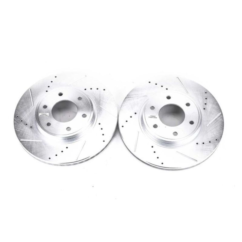 PSB Evolution Drill/Slot Rotor - Power Stop 06-09 Chevrolet Trailblazer Front Evolution Drilled & Slotted Rotors - Pair