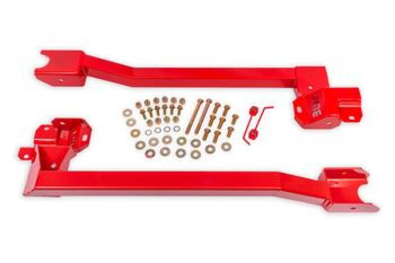BMR Subframe Connectors - BMR 74-81 GM 2nd Gen F-Body Bolt-On Subframe Connectors - Red