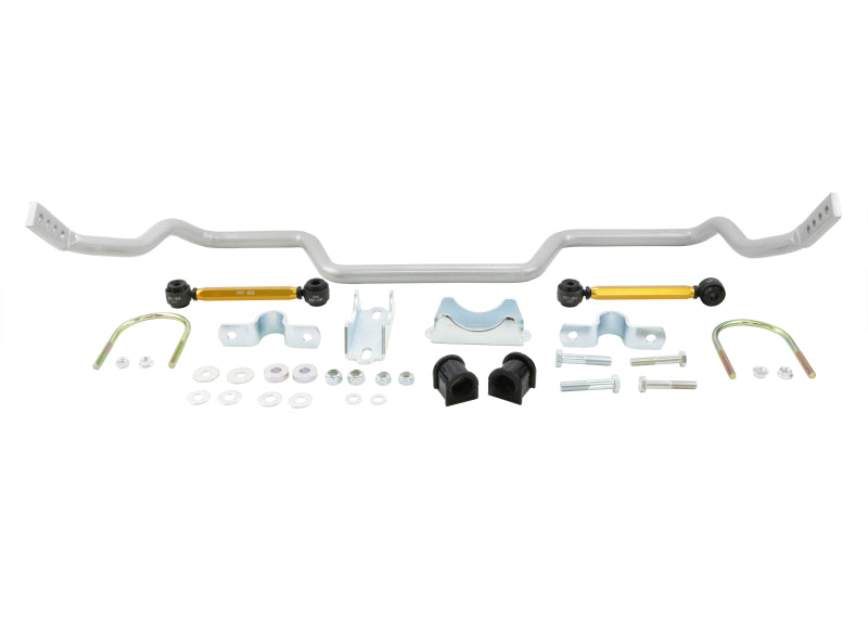WL Sway Bars - Rear - Whiteline 05+ Ford Mustang Coupe 8 cyl (Inc Shelby GT / GT500) Rear 27mm Heavy Duty Adj Swaybar