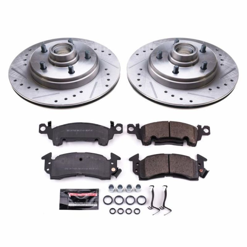 PSB Z23 Evolution Kit - Power Stop 85-89 Buick Electra Front Z23 Evolution Sport Brake Kit