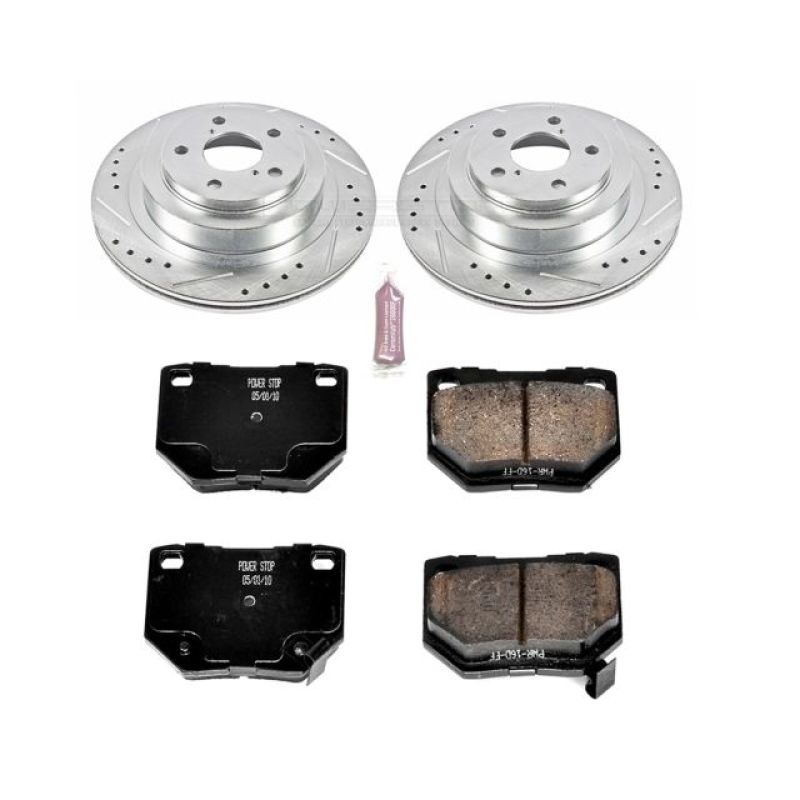 PSB Z23 Evolution Kit - Power Stop 06-07 Subaru Impreza Rear Z23 Evolution Sport Brake Kit