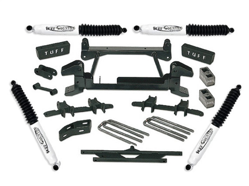 TUF Lift Kits - Tuff Country 88-97 Chevy Truck K2500/3500 4X4 (8 Lug) 4in Lift Kit (w/Stmped Lwr Cntrl Arm SX8000)