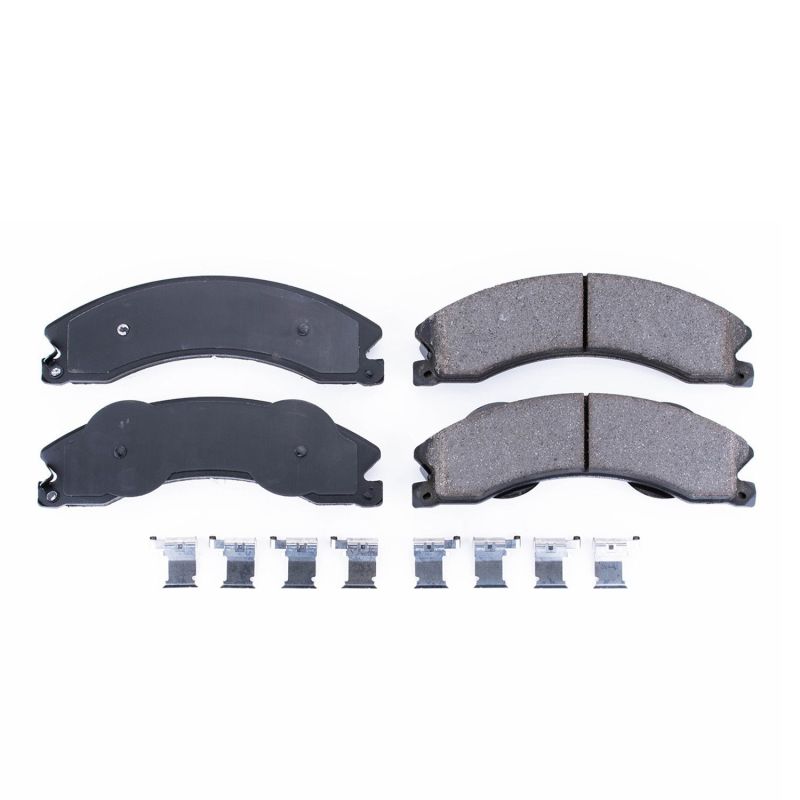 PSB Z17 Evolution Brake Pads - Power Stop 2011 GMC Sierra 2500 HD Front or Rear Z17 Evolution Ceramic Brake Pads w/Hardware