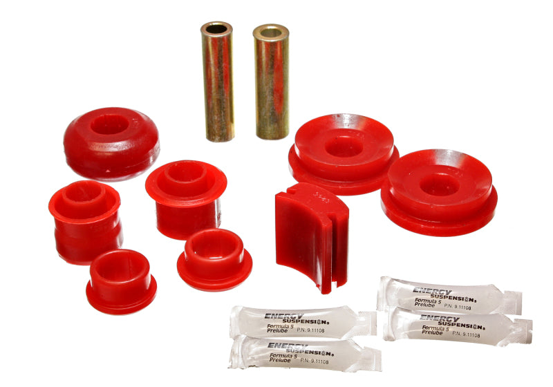 ES Cntrl Arm Bushings - Red - Energy Suspension 05-07 Ford Mustang Red Rear Upper Control Arm Bushings