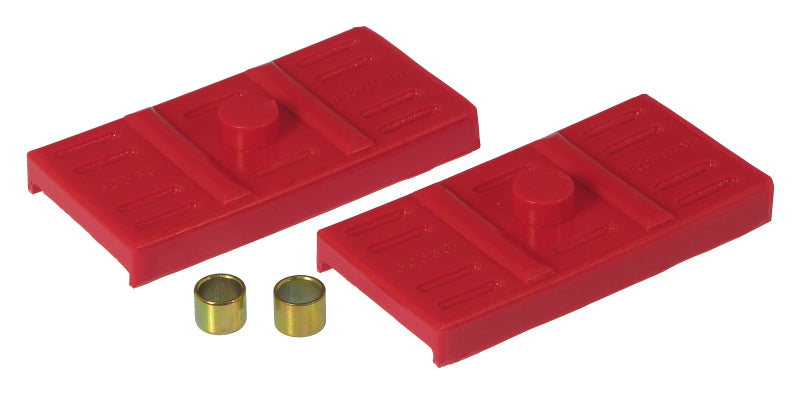 PRO Spring Pad - Red - Prothane 67-69 Chevy Camaro/Firebird Lower Spring Pad (Mono) - Red