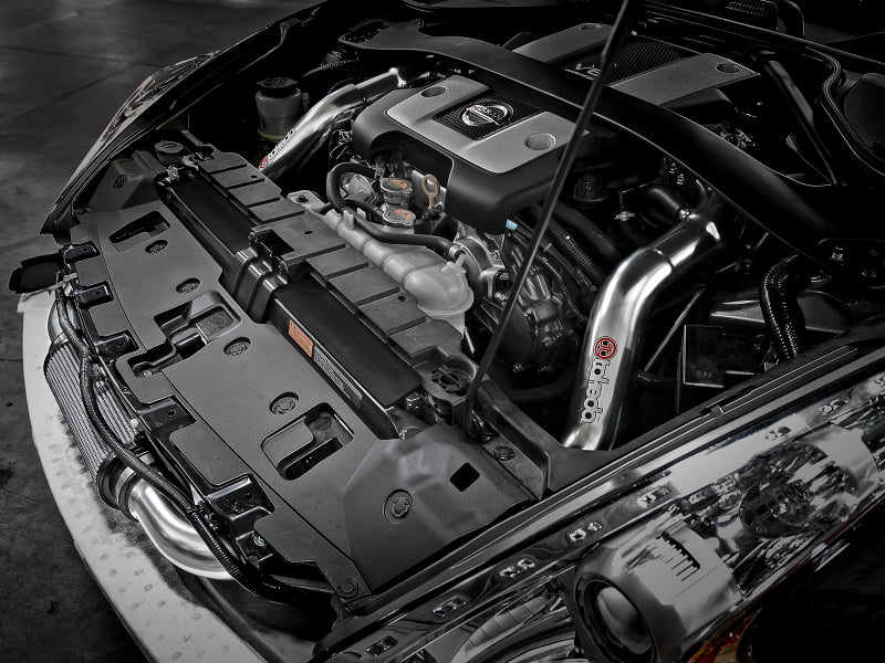 AFE Takeda Stage-2 Cold Air Intakes - aFe Takeda Intake Stage-2 Polished Pro DRY S 09-17 Nissan 370Z V6 3.7L