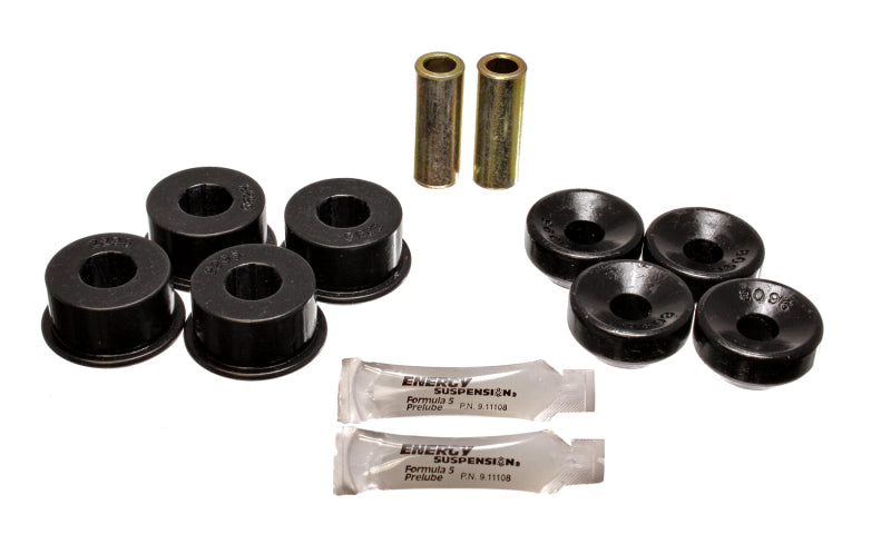 ES Shock Bushings - Black - Energy Suspension 90-97 Honda Accord/Odyssey / 92-01 Prelude Black Front Shock Upper and Lower Bushi