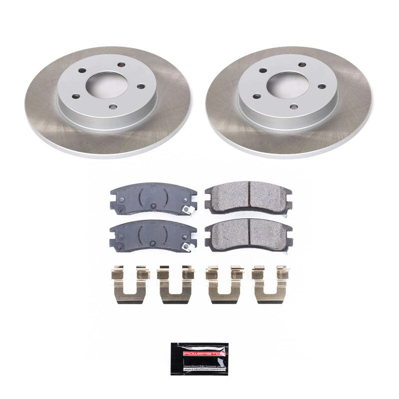 PSB Semi-Coated Rotor Kits - Power Stop 00-05 Pontiac Bonneville Rear Semi-Coated Rotor Kit
