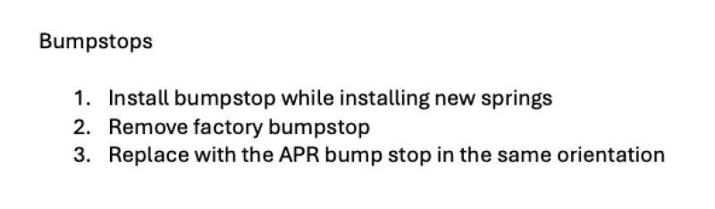 APR Bumpstops - APR 17-20 Audi RS3 Lowering Bumpstop Kit - F/R - MQB/MQB EVO