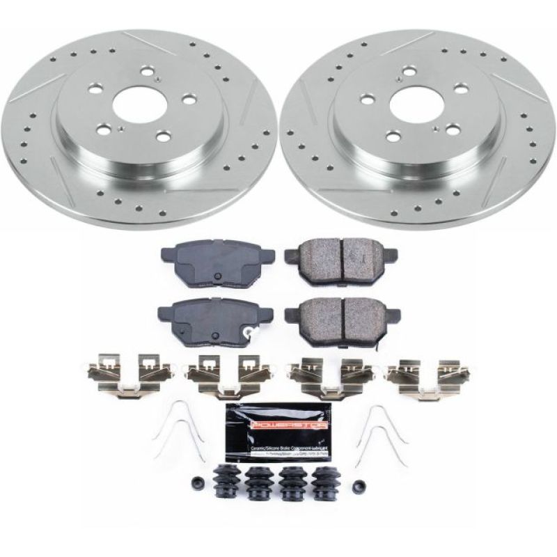 PSB Z23 Evolution Kit - Power Stop 11-17 Lexus CT200h Rear Z23 Evolution Sport Brake Kit