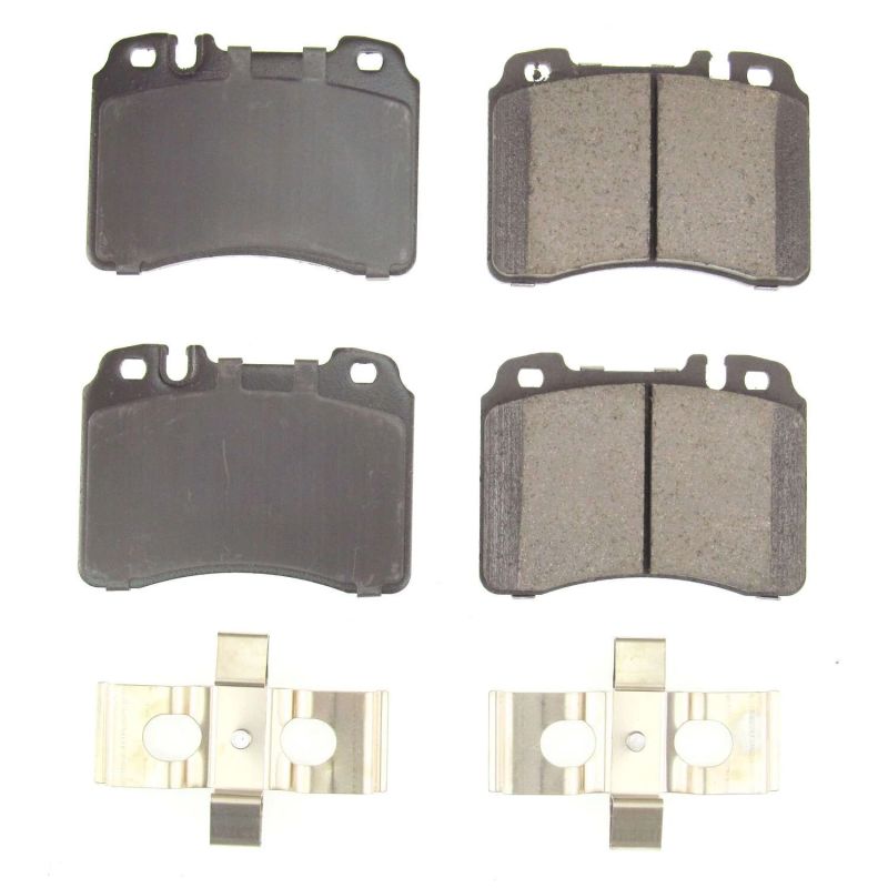 PSB Z17 Evolution Brake Pads - Power Stop 94-95 Mercedes-Benz E320 Front Z17 Evolution Ceramic Brake Pads w/Hardware