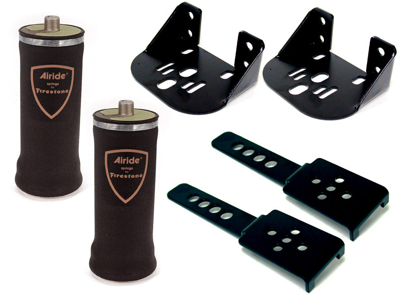 RID Air Over Leaf Kits - Ridetech AIRoverLeaf 2000lb Sideframe 2.5in Leaf Bracket Kit