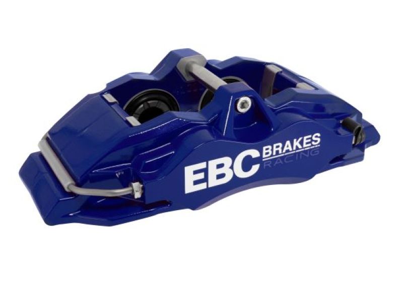 EBC Apollo-4 Calipers - EBC Racing 92-00 BMW M3 (E36) Front Left Apollo-4 Blue Caliper