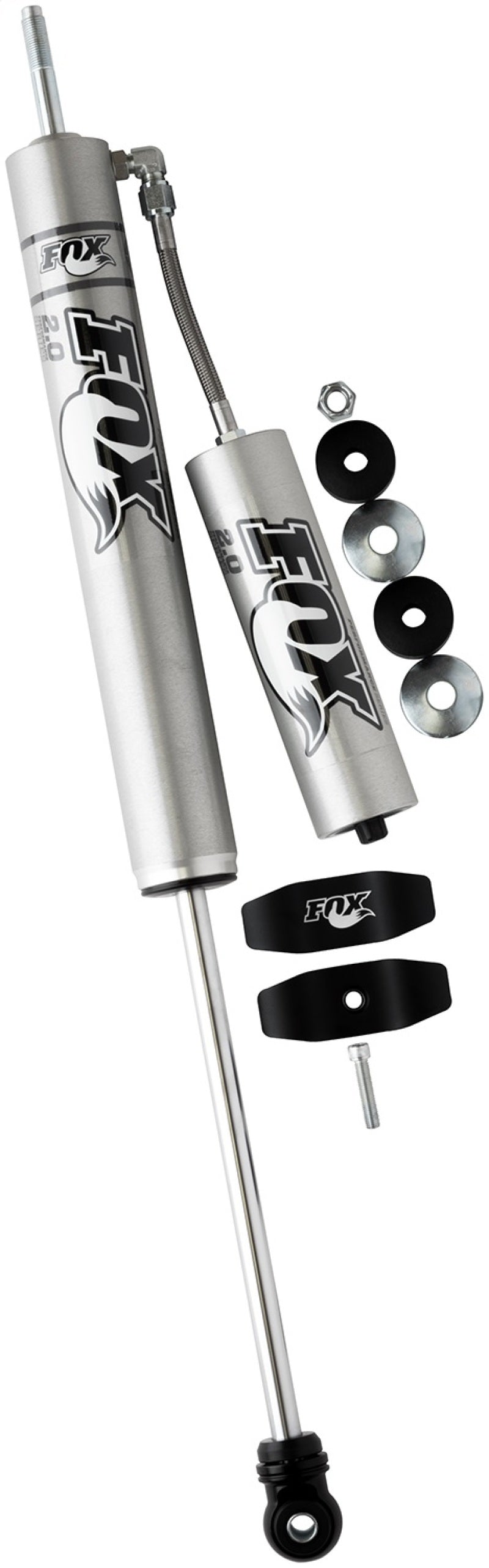 FOX 2.0 Perf Shock - Fox 07+ Jeep JK 2.0 Performance Series 11.6in. Smooth Body Remote Res. Front Shock / 4-6in. Lift