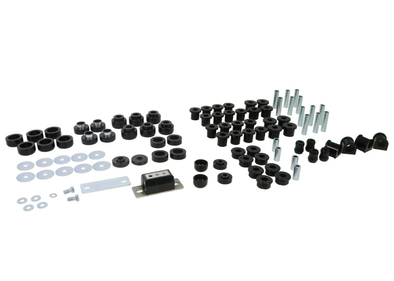 WL Bushings - Sway Bar - Whiteline 87-95 Jeep Wrangler Essential Front and Rear Vehicle Kit