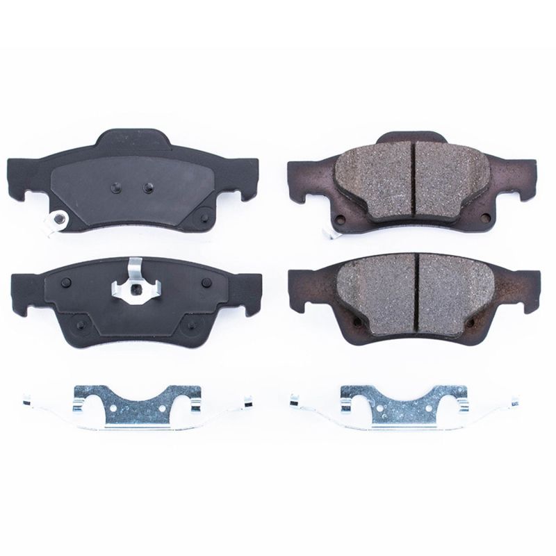 PSB Z17 Evolution Brake Pads - Power Stop 11-19 Dodge Durango Rear Z17 Evolution Ceramic Brake Pads w/Hardware