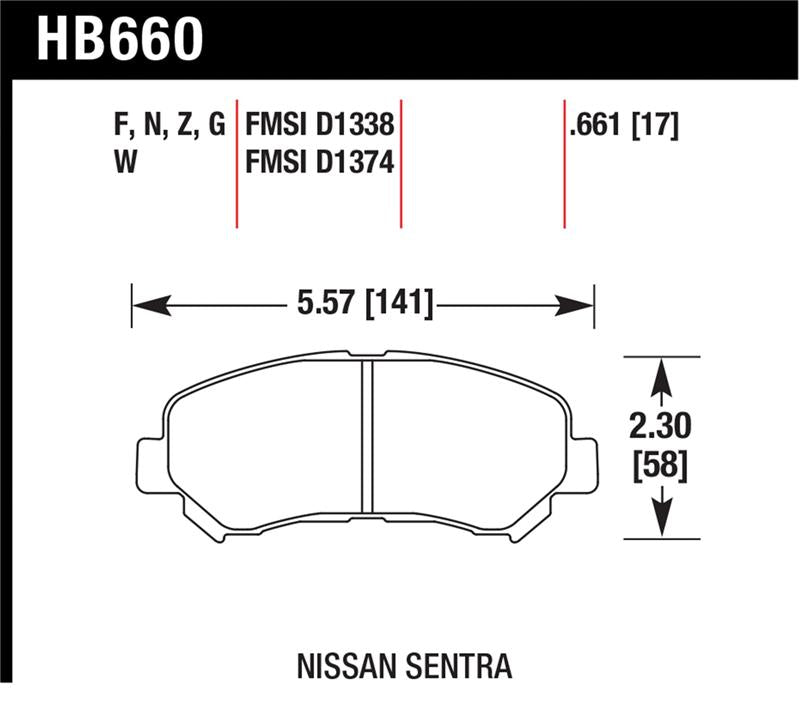 HAWK LTS Brake Pads - Hawk LTS Street Brake Pads