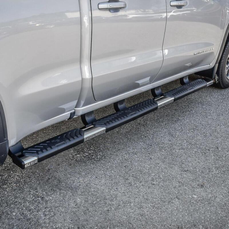 WES Nerf Bars - R5 - Westin 2019 Chevrolet Silverado/Sierra 1500 Crew Cab (5.5ft) R5 Modular Nerf Step Bars - SS