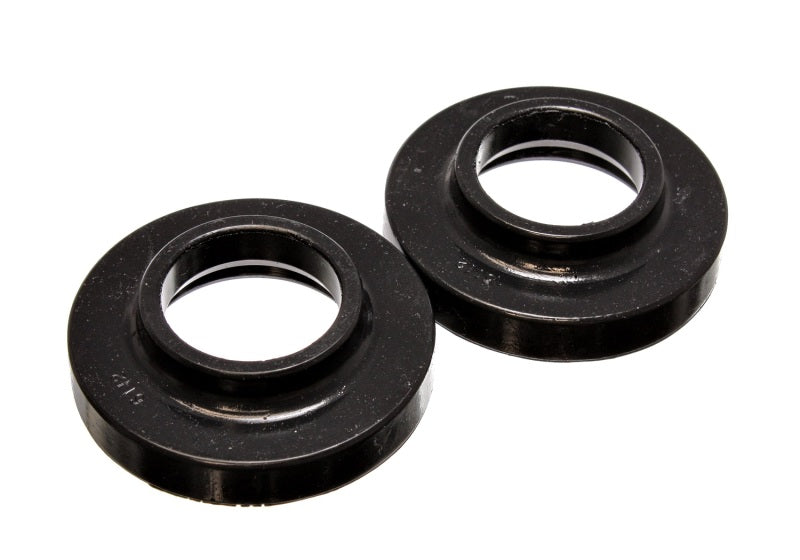 ES Spring Isolators - Black - Energy Suspension 97-06 Jeep Wrangler TJ Black Front Spring Pad Set