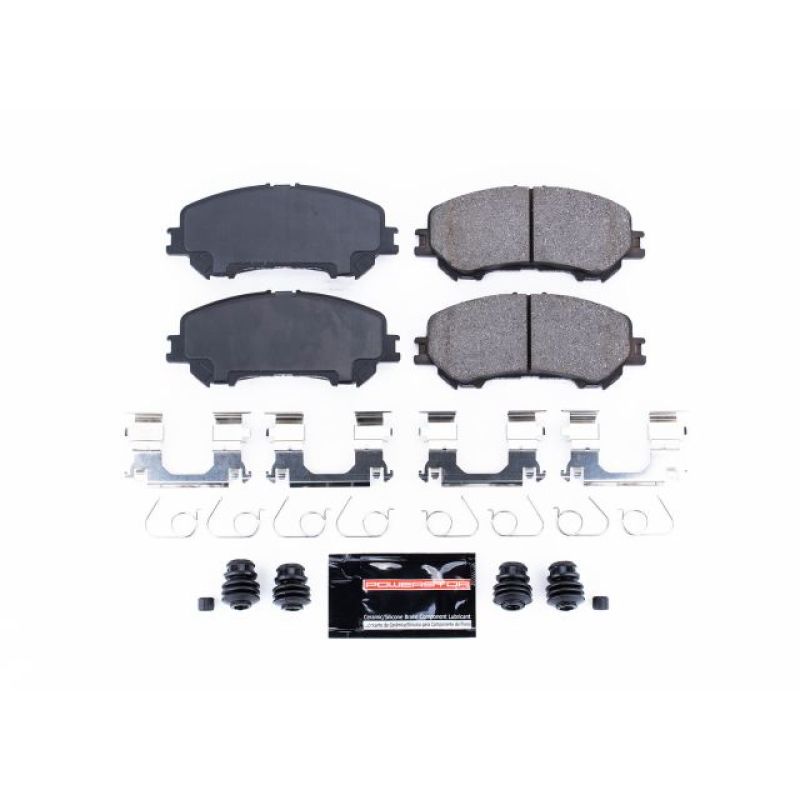 PSB Z23 Evolution Brake Pads - Power Stop 14-19 Nissan Rogue Front Z23 Evolution Sport Brake Pads w/Hardware