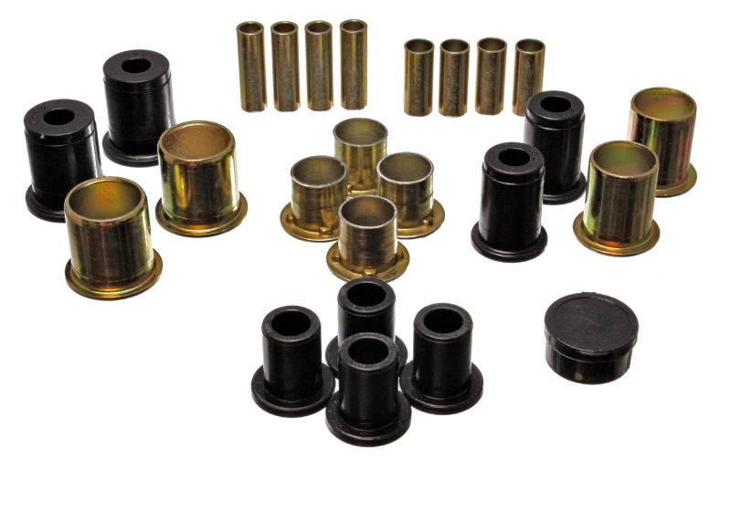 ES Cntrl Arm Bushings - Black - Energy Suspension 91-96 Buick LeSabre / 90-94 Chevy Astro Black Front Lower and Upper Control Arm Bu
