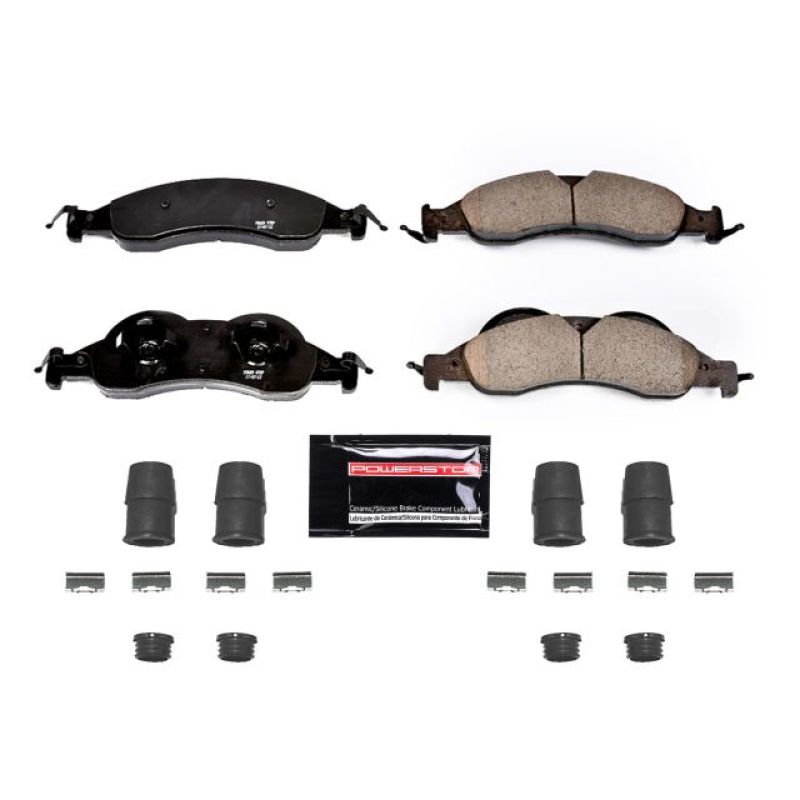 PSB Z23 Evolution Brake Pads - Power Stop 07-09 Ford Expedition Front Z23 Evolution Sport Brake Pads w/Hardware
