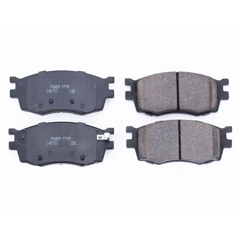 PSB Z16 Evolution Brake Pads - Power Stop 06-11 Hyundai Accent Front Z16 Evolution Ceramic Brake Pads