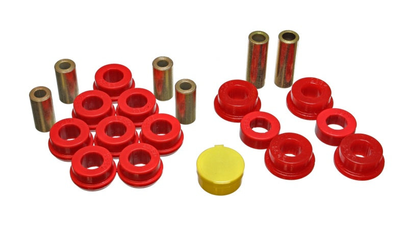 ES Cntrl Arm Bushings - Red - Energy Suspension 94-97 Honda Accord/Odyssey Red Front Control Arm Bushing Set