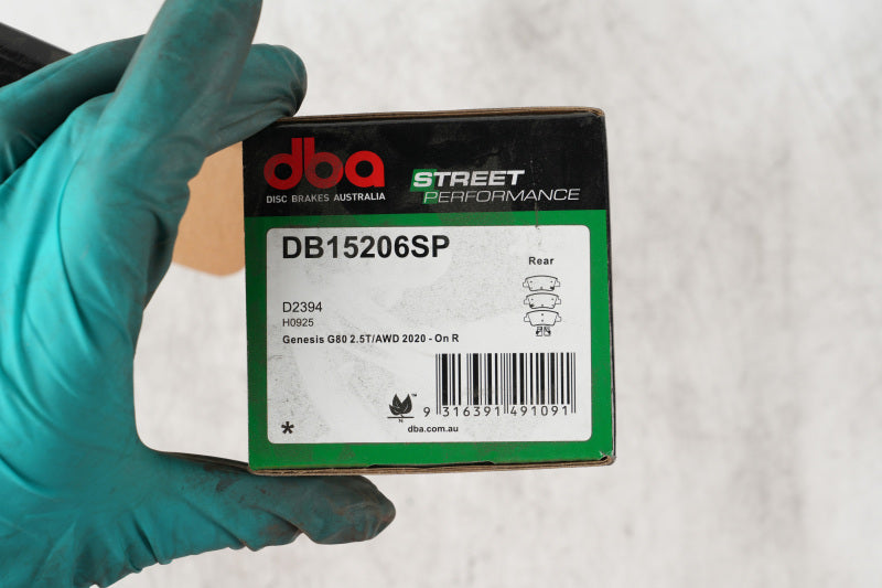 DBA SP Performance Brake Pads - DBA 21-22 Genesis G80 SP Performance Rear Brake Pads