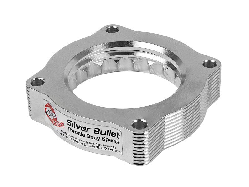 AFE Silver Bullet TBS CARB Approved - aFe Silver Bullet Throttle Body Spacer N62 Only BMW (E53) 04-09 5series (E60) 04-09 6series (E63/64)