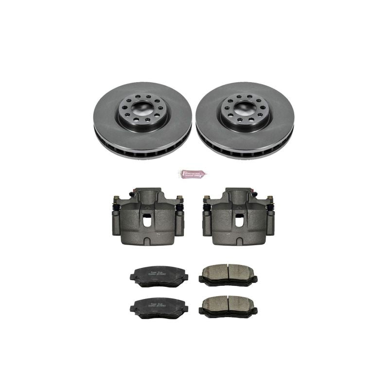 PSB Autospecialty Kit w/Cals - Power Stop 15-17 Chrysler 200 Front Autospecialty Brake Kit w/Calipers