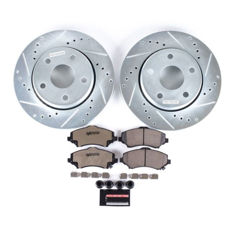PSB Z36 Truck & Tow Kit - Power Stop 07-17 Jeep Wrangler Front Z36 Truck & Tow Brake Kit