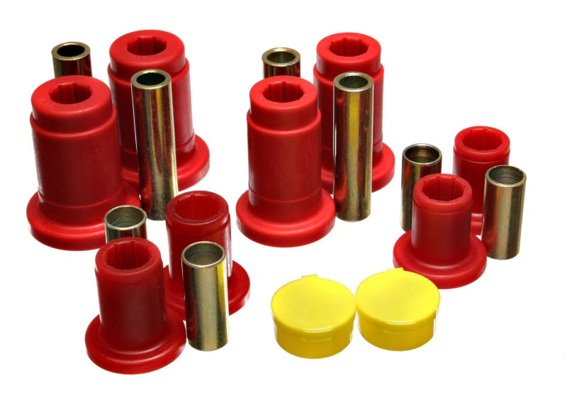 ES Cntrl Arm Bushings - Red - Energy Suspension 92-97 Mercury Gr Marquis / 92-97 Ford Crown Victoria Red Front End C/A Bushing Set