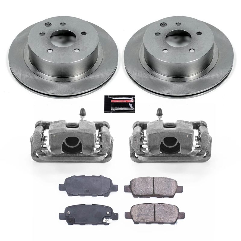 PSB Autospecialty Kit w/Cals - Power Stop 14-17 Nissan Juke Rear Autospecialty Brake Kit w/Calipers