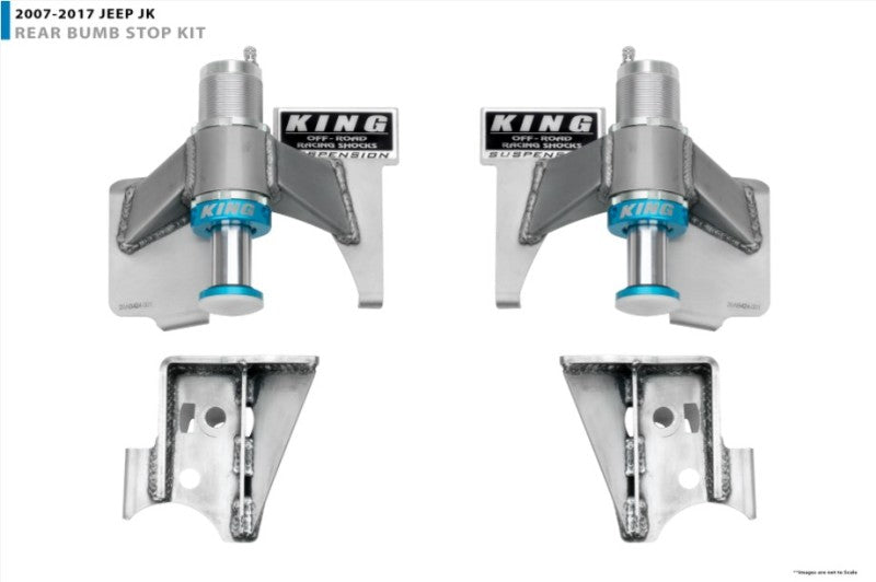 KIN Bump Stops - King Shocks 07-18 Jeep Wrangler JK Rear 2.0 Dia Bump Stops (Pair)