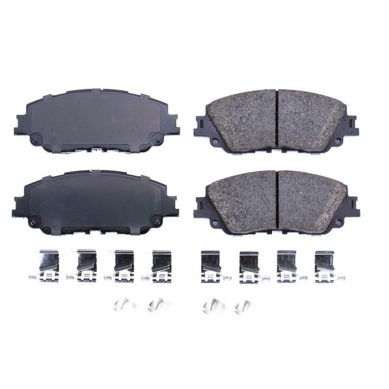 PSB Z17 Evolution Brake Pads - Power Stop 2019 Lexus ES300h Front Z17 Evolution Ceramic Brake Pads w/Hardware