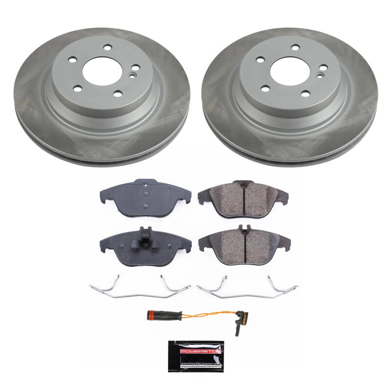 PSB Semi-Coated Rotor Kits - Power Stop 10-15 Mercedes-Benz GLK350 Rear Semi-Coated Rotor Kit